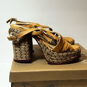 Free People Fahn Jute Chunky Heels 11